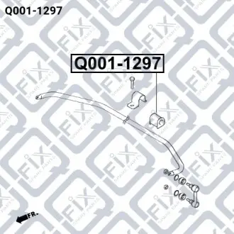 Втулка переднего стабилизатора Q-fix Q001-1297