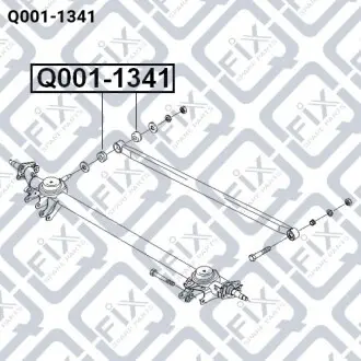Втулка задней реактивной тяги Q-fix Q001-1341