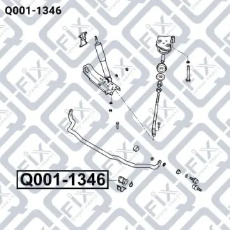Втулка переднего стабилизатора Q-fix Q001-1346
