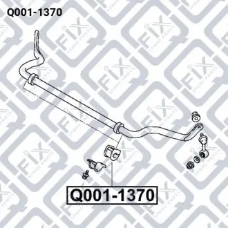ВТУЛКА СТАБ-РА ПЕРЕДН D 31 Q-fix Q001-1370
