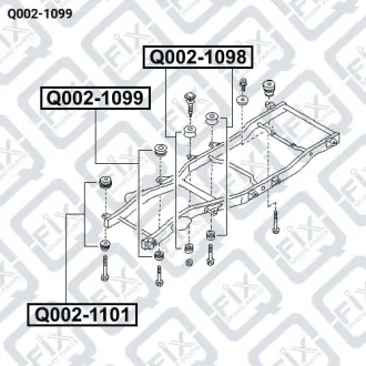 Подушка рами Q-fix Q002-1099
