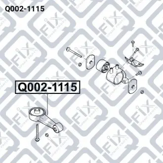 Подушка двигателя Q-fix Q002-1115