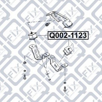 Подушка двигуна Q-fix Q002-1123