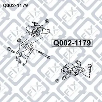 Подушка двигуна права Q-fix Q002-1179