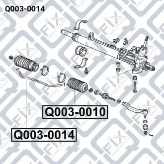 Пильовик рульової рейки Q-fix Q003-0014