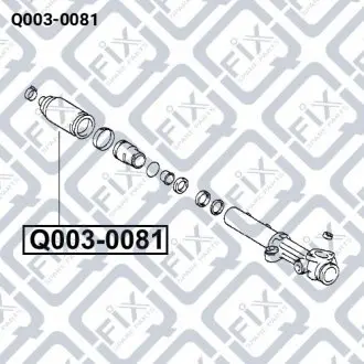 Пильовик рульової рейки Q-fix Q003-0081