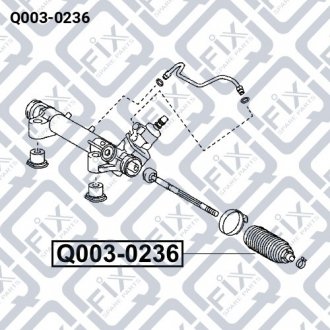 Пильовик рульової рейки Q-fix Q003-0236