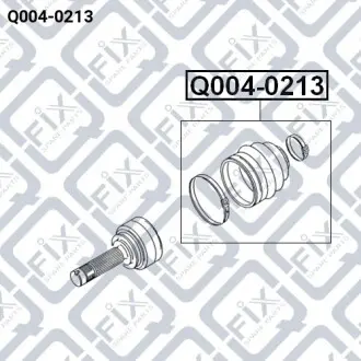 Пильовик ШРУСа (універсальний) Q-fix Q004-0213