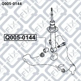 Сайлентблок переднього амортизатора Q-fix Q005-0144