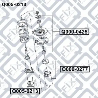 Сайлентблок Q-fix Q0050213