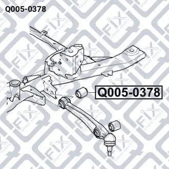Сайлентблок переднего нижнего рычага Q-fix Q005-0378