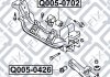 Сайлентблок переднього важеля (передній) Q-fix Q005-0426 (фото 1)