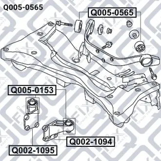 Сайлентблок заднего дифференциала Q-fix Q005-0565