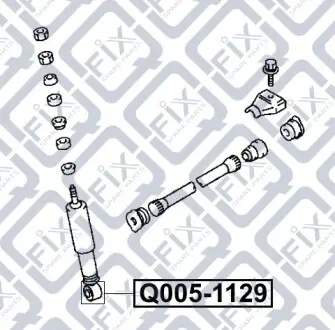 Сайлентблок переднього амортизатора Q-fix Q005-1129