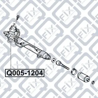 Сайлентблок рулевой рейки Q-fix Q005-1204