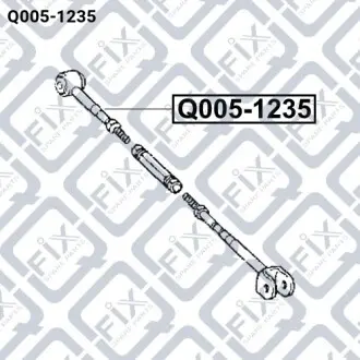 Сайлентблок задней поперечной левой тяги Q-fix Q005-1235