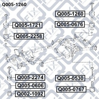Подушка підрамника Q-fix Q005-1260
