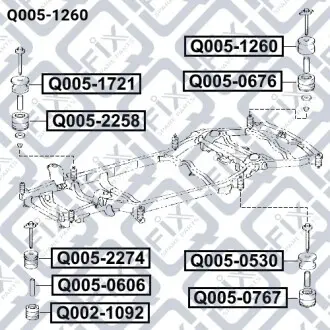 Подушка підрамника Q-fix Q005-1260