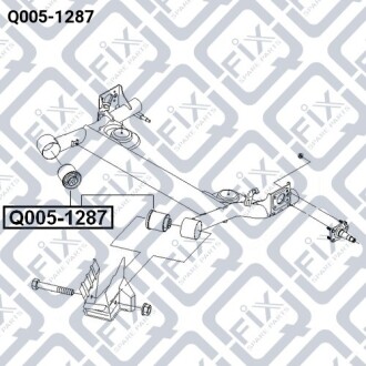 Сайлентблок задней балки Q-fix Q005-1287