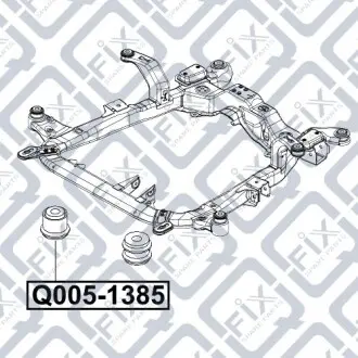 Сайлентблок подрамника Q-fix Q005-1385