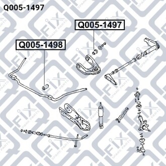 Сайлентблок верхнего рычага Q-fix Q005-1497