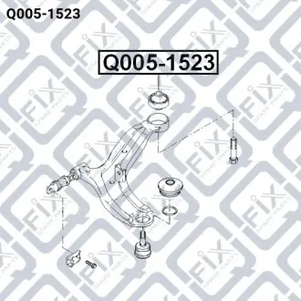 Сайлентблок задний переднего рычага Q-fix Q005-1523