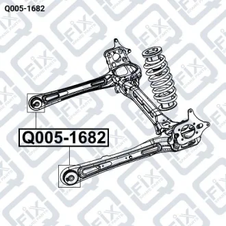 Сайлентблок задней балки Q-fix Q005-1682