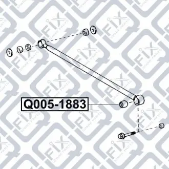 Сайлентблок заднього поперечного важеля Q-fix Q005-1883