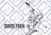 Сайлентблок переднього важеля (задній) Q-fix Q005-1924 (фото 1)