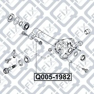Сайлентблок подушки дифференциала Q-fix Q005-1982