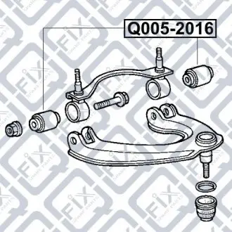 Сайлентблок верхнего рычага Q-fix Q005-2016