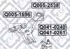 Сайлентблок задний переднего рычага Q-fix Q005-2538 (фото 4)