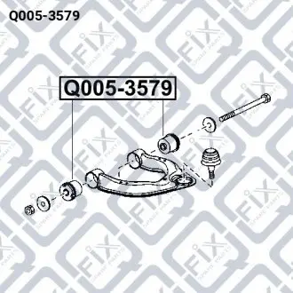Сайлентблок переднього верхнього важеля Q-fix Q005-3579