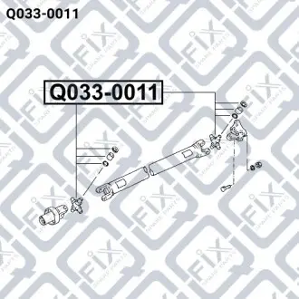 Хрестовина карданного валу Q-fix Q033-0011
