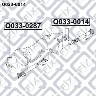 Хрестовина карданного валу Q-fix Q033-0014