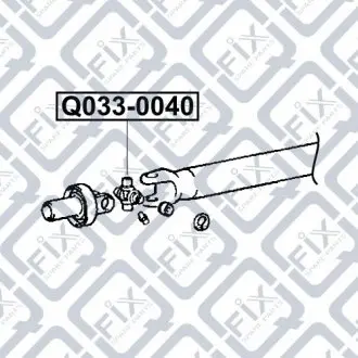Крестовина вала карданного Q-fix Q033-0040