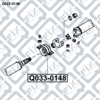 Підшипник підвісний карданного валу Q-fix Q033-0148