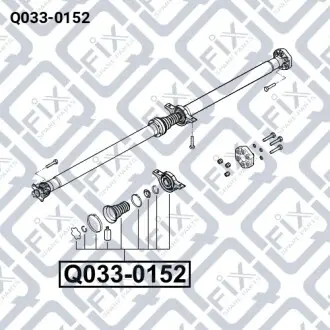 Подшипник подвесной карданного вала Q-fix Q033-0152