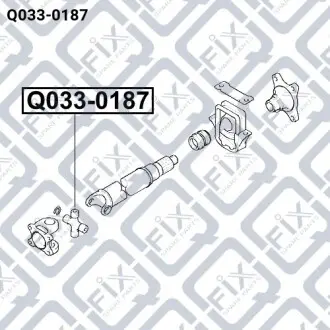 Хрестовина карданного валу Q-fix Q033-0187
