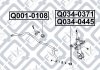 Тяга стабілізатора передня (права) Q-fix Q034-0371 (фото 3)