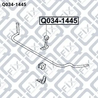 Кронштейн стабилизатора переднего Q-fix Q034-1445