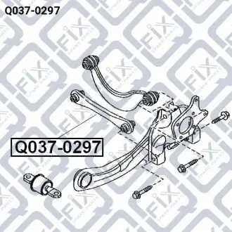 Тяга задней подвески Q-fix Q037-0297