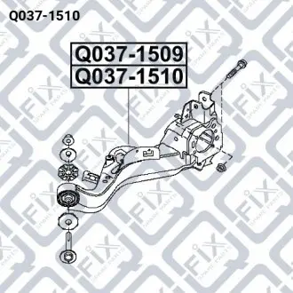 ВАЖАР ЗАДНІЙ ПІДВІСКИ ЛІВИЙ Q-fix Q037-1510