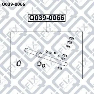 Ремкомплект рульової рейки Q-fix Q039-0066