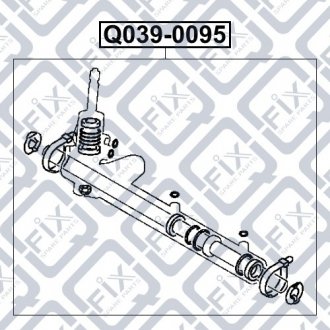 Ремкомплект рулевой рейки Q-fix Q039-0095