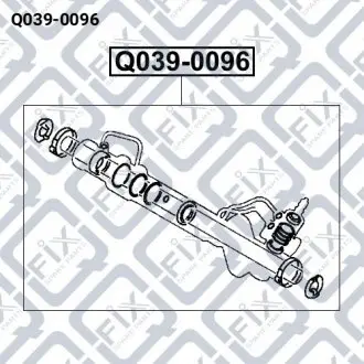 РЕМ К-Т РУЛЕВ РЕЙКИ Q-fix Q039-0096