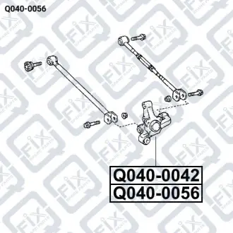 ПОВОРОТНЫЙ КУЛАК ПЕРЕДН R Q-fix Q040-0056
