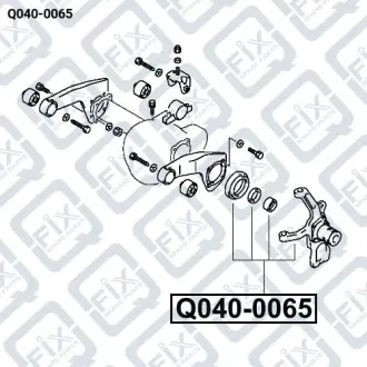 ПОВОРОТНЫЙ КУЛАК ПЕРЕДН L Q-fix Q040-0065