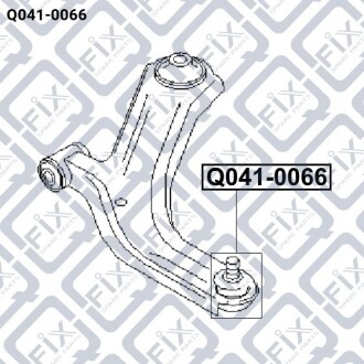 Опора шаровая переднего нижнего рычага Q-fix Q041-0066
