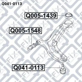 Опора шаровая Q-fix Q041-0113
